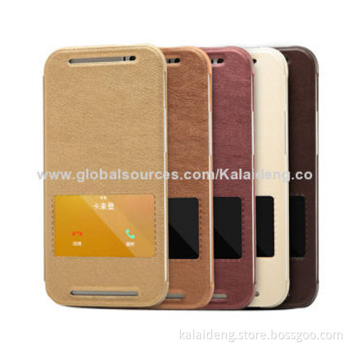 Best selling KLD phone case high quality leather cover for HTC M8